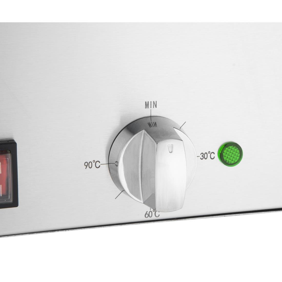 Apuro Bain-Marie with Round Pots 2x 5.2Ltr FT695-A