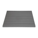 Bolero Aluminium Square Table Top Dark Grey 700mm FW597