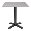 Bolero Aluminium Square Table Top Light Grey 700mm FW598