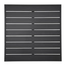 Bolero Aluminium Square Table Top Black 700mm FW599