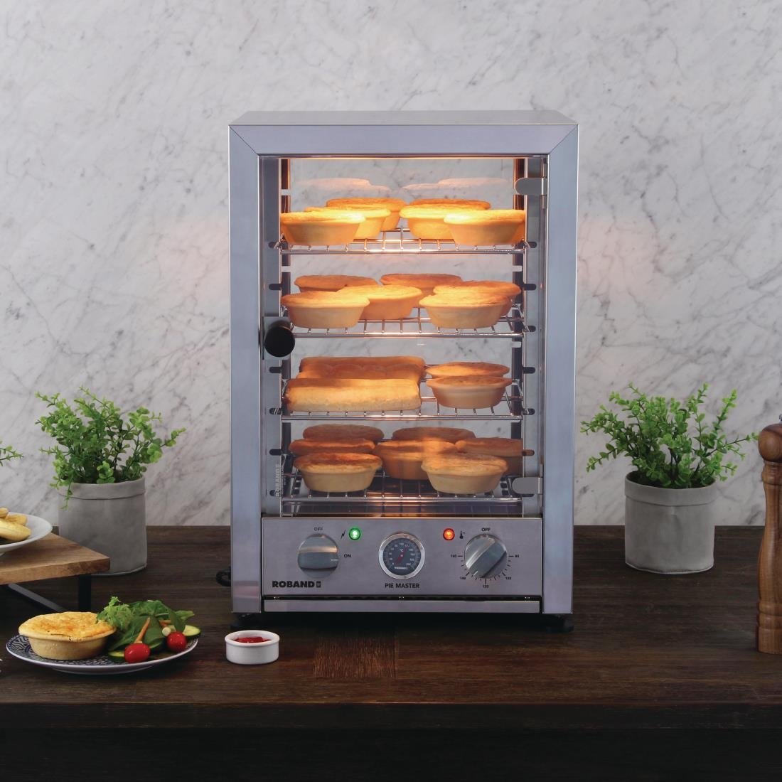 Roband Pie Master Pie Warmer PM25L with light 25 pies (B2B) FY145-A