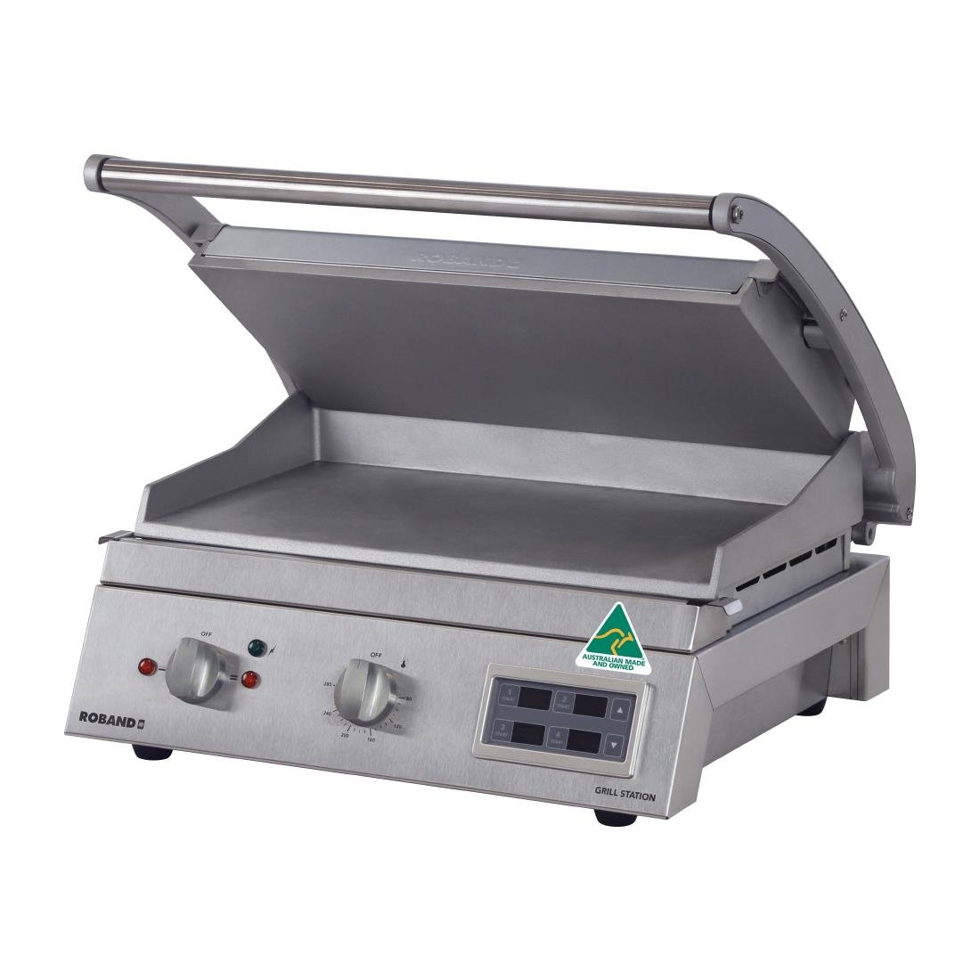 Roband 8 Slice Grill Station Smooth Plate with Electronic Timer 15 Amp (B2B) FY194