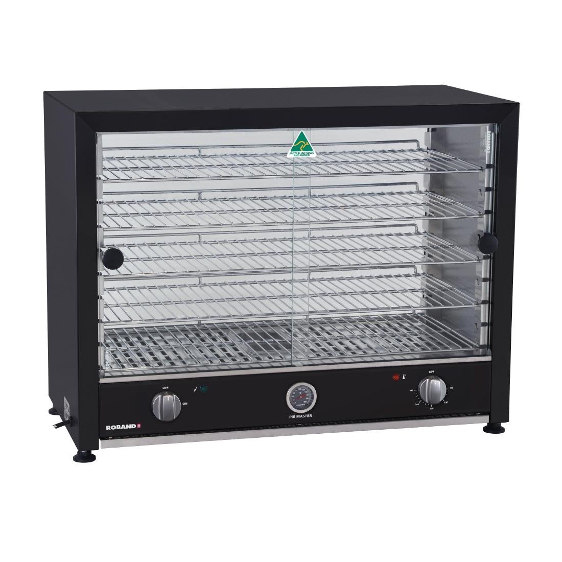 Roband Pie Warmer Black with light 100 pies FY197-A