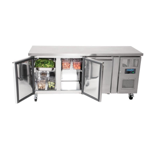 G378-A Polar U-Series 3 Door Counter Fridge 339Ltr G378-A