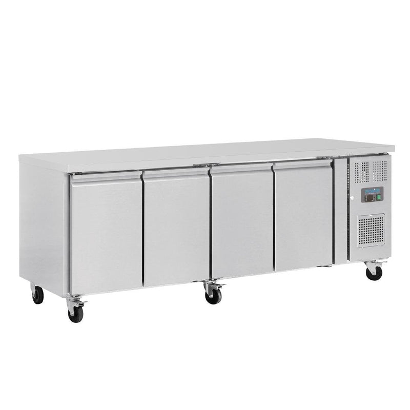 Polar U-Series 4 Door Counter Fridge 449Ltr
