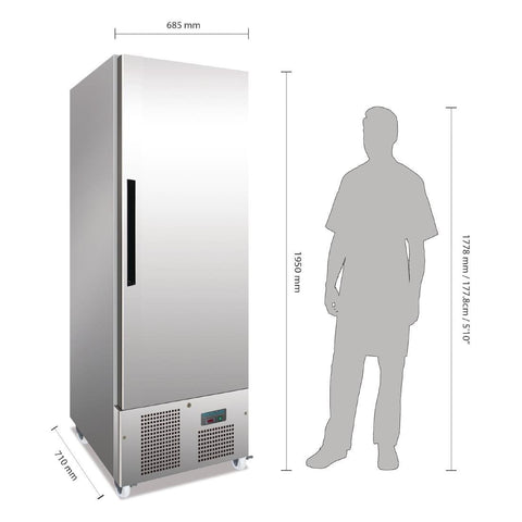 G591-A Polar G-Series Slimline Upright Freezer 440Ltr G591-A