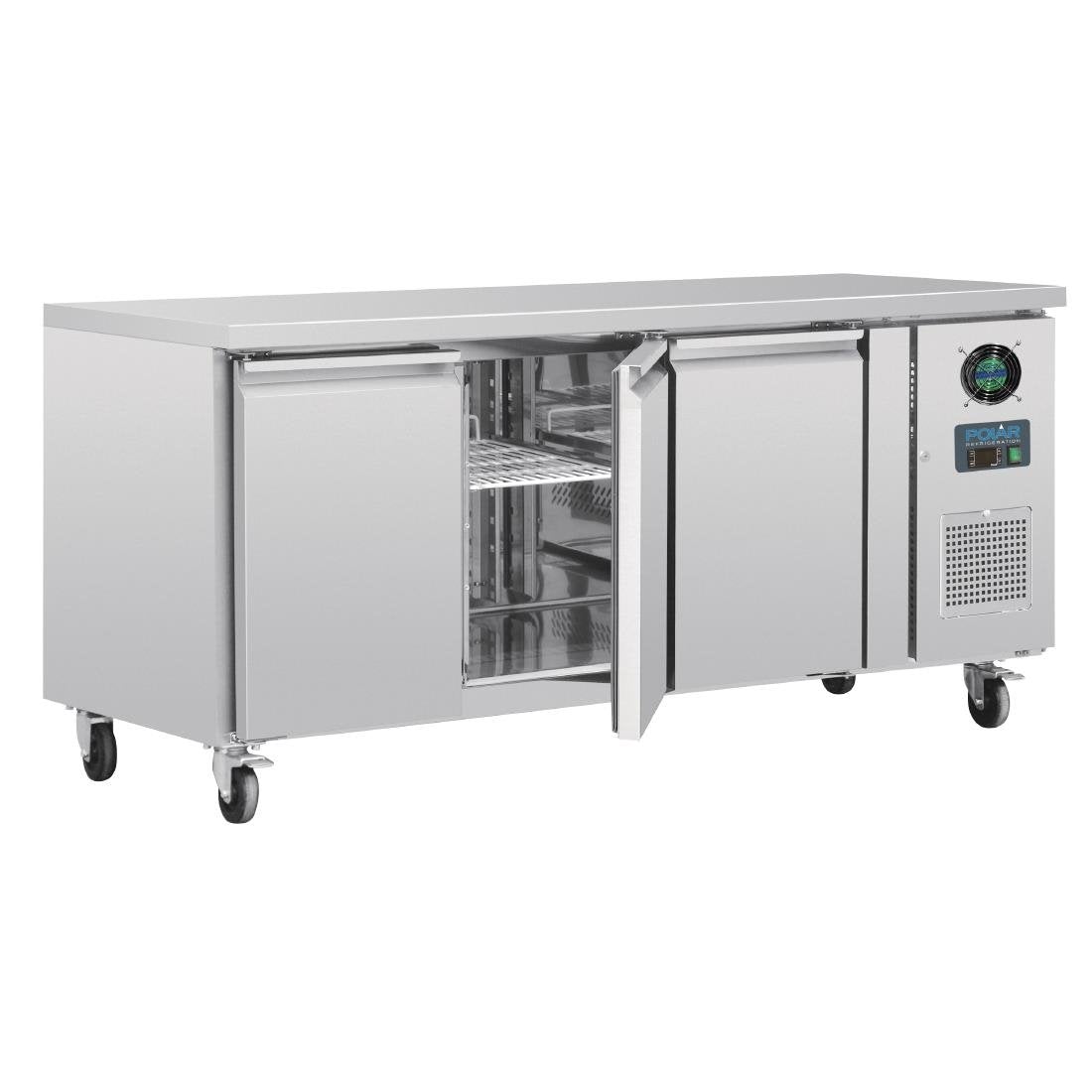 Polar U-Series 3 Door Counter Freezer 417Ltr G600-A
