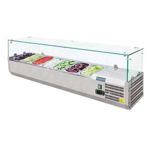 G609-A Polar G-Series Countertop Prep Fridge 7x 1/4GN G609-A