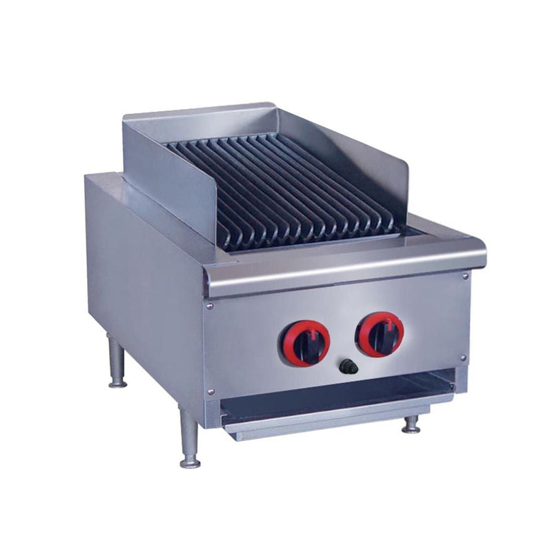 GasMax Natural Gas 2 Burner Char Grill Top QR-14E