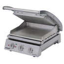 Roband Grill Station GSA610R with Ribbed Top Plate and Smooth Bottom Plate 6 Slice Capacity HJ744