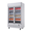 Polar G-Series Hinged Door Upright Display Cooler with Light Box 950Ltr GE580-A
