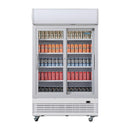 Polar G-Series Sliding Door Upright Display Cooler with Light Box 950Ltr GE581-A