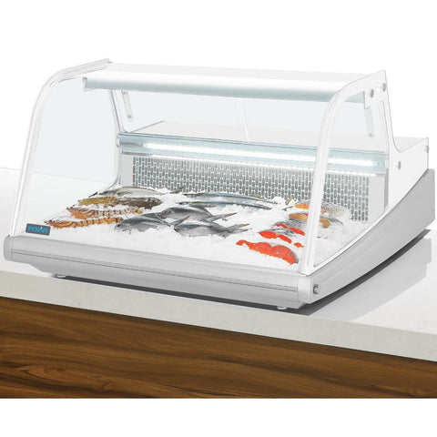 GE960-A Polar G-Series Fish Display Serve Over Counter Fridge 175Ltr GE960-A