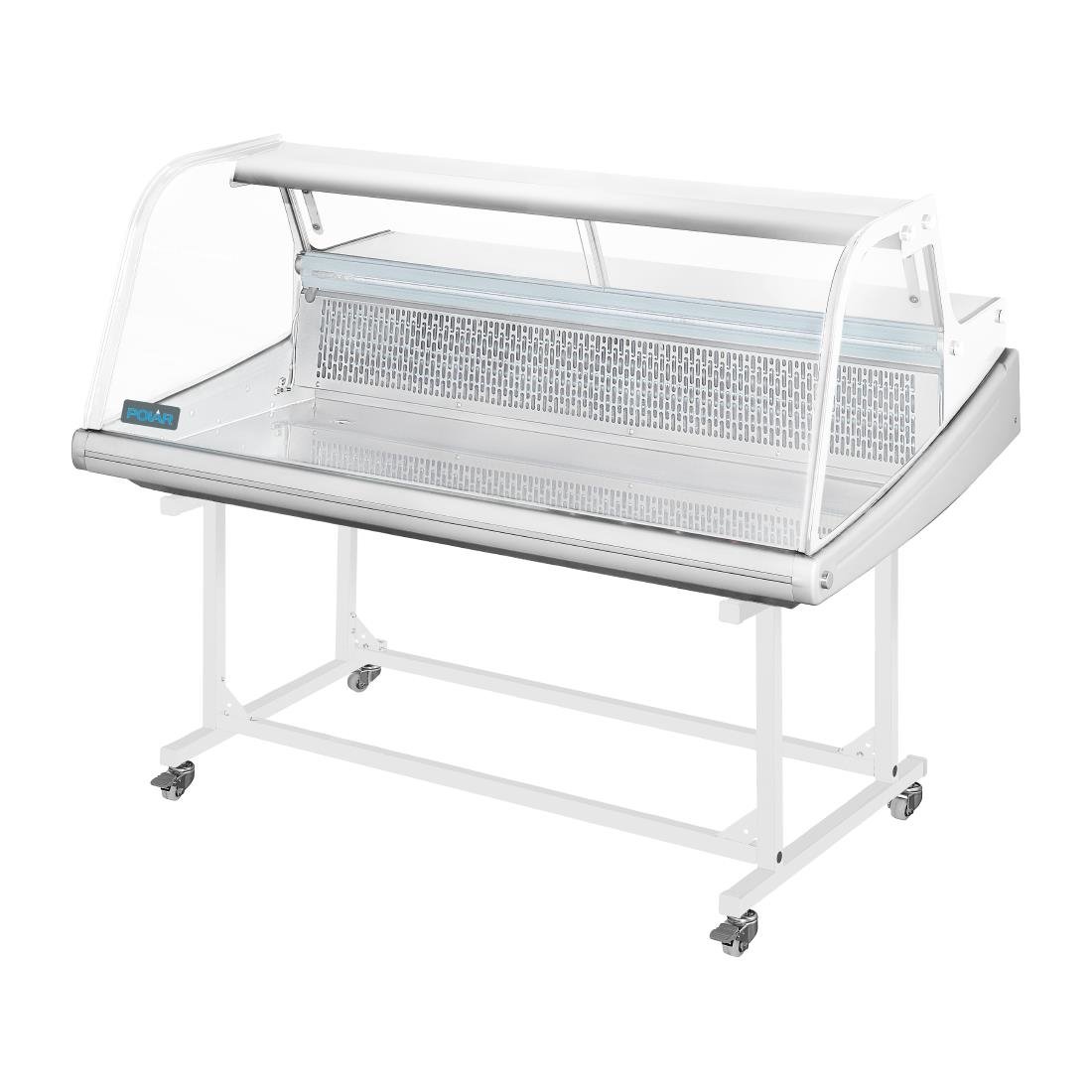Polar Trolley Stand for G-Series Fish Display Serve Over Counter Fridge 255Ltr GE979