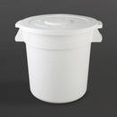 Vogue Polypropylene Round Container Bin White 76Ltr GG793