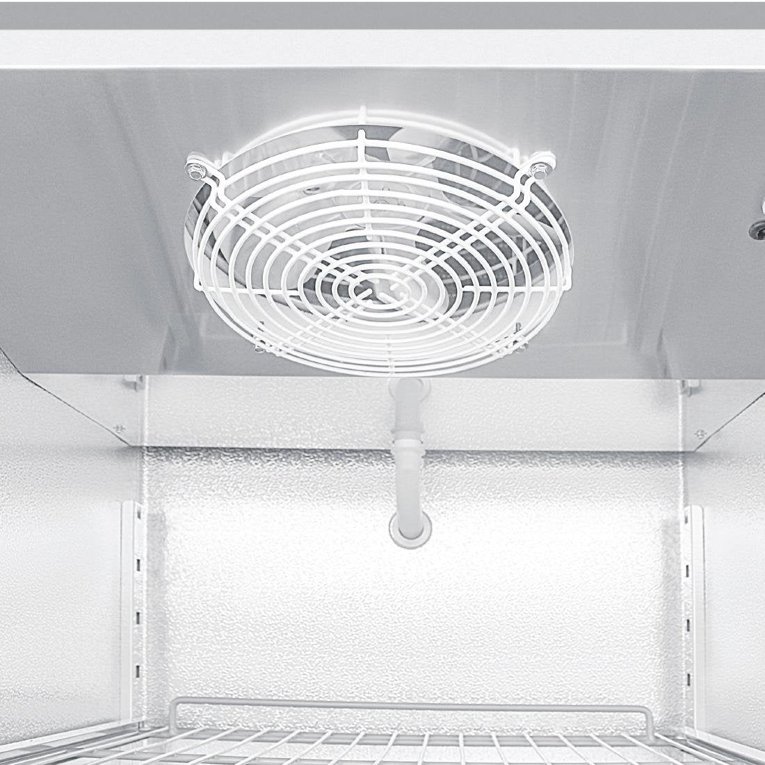 Polar G-Series Gastro Display Glass Door Fridge 600Ltr - White GH218-A