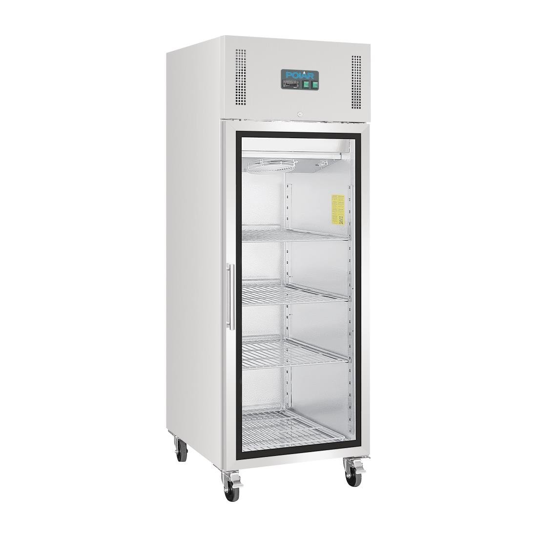 Polar G-Series Gastro Display Glass Door Fridge 600Ltr - White GH218-A
