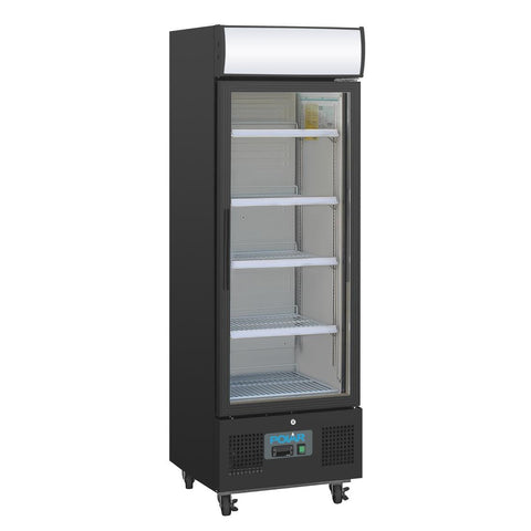 GH426-A Polar G-Series Upright Display Fridge 218Ltr Black GH426-A