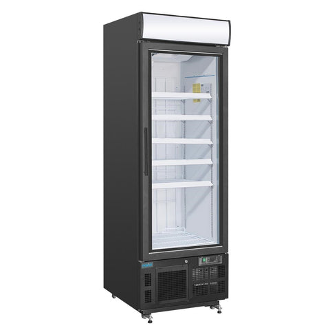GH428-A Polar G-Series Upright Display Freezer 412Ltr Black GH428-A