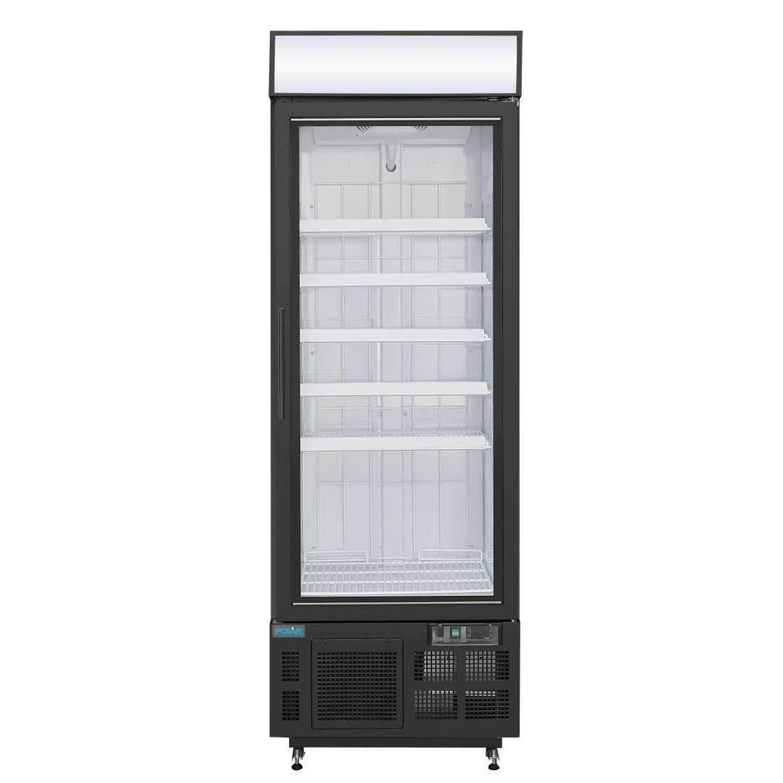 Polar G-Series Upright Display Freezer 412Ltr Black GH428-A