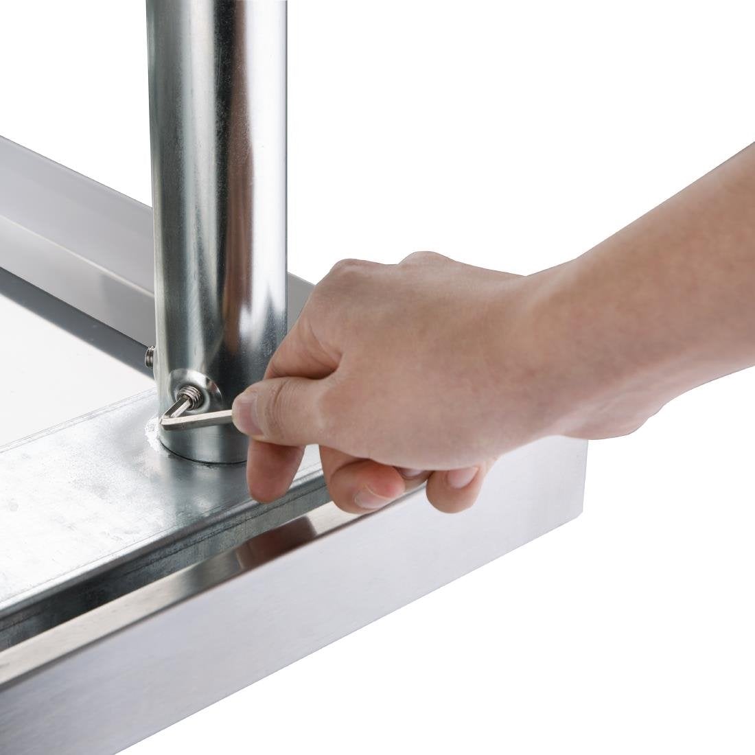 Vogue Stainless Steel Prep Table 1200mm GJ502