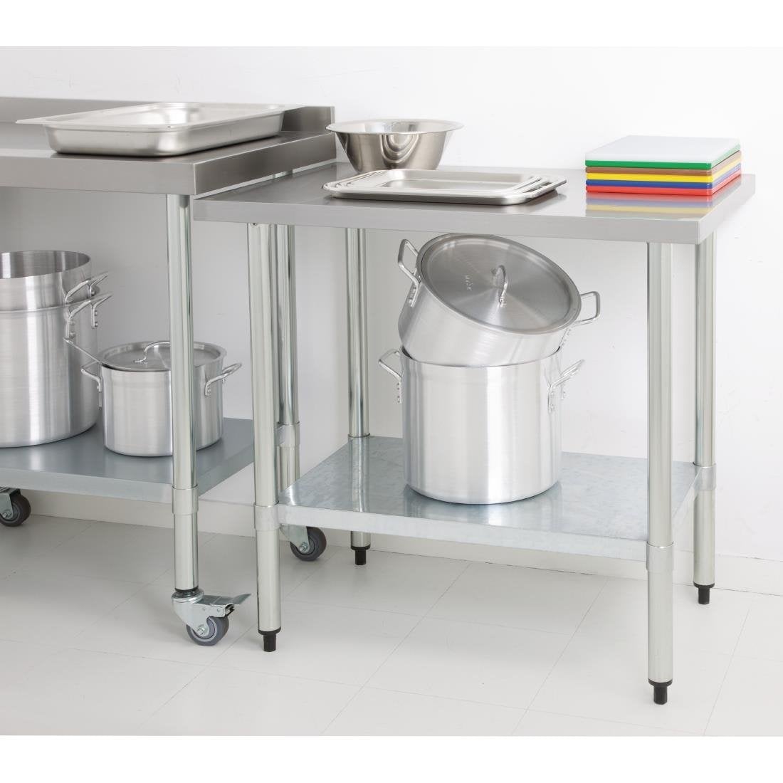 Vogue Stainless Steel Prep Table 1200mm GJ502
