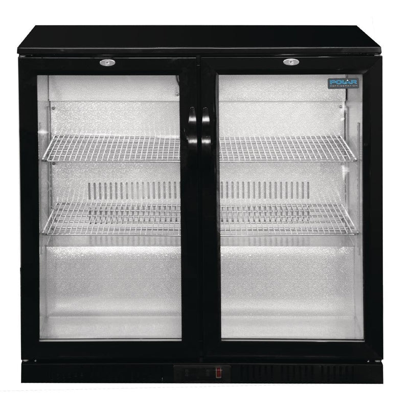 Polar G-Series Counter Back Bar Cooler with Hinged Doors 208Ltr