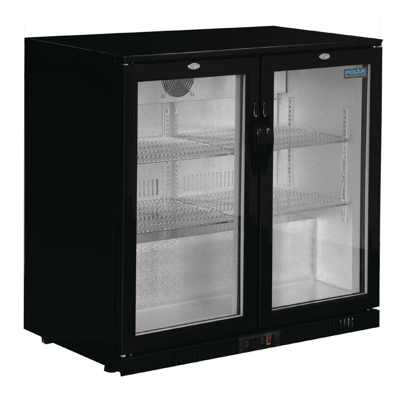 Polar G-Series Under Counter Back Bar Cooler with Hinged Doors 198Ltr