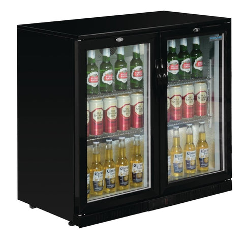 GL002-A Polar G-Series Counter Back Bar Cooler with Hinged Doors 208Ltr GL002-A