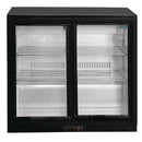 Polar G Series Counter Back Bar Cooler with Sliding Doors 208Ltr GL003-A