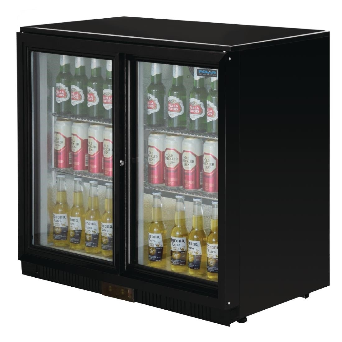 Polar G Series Counter Back Bar Cooler with Sliding Doors 208Ltr GL003-A
