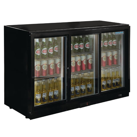 GL006-A Polar G-Series Counter Back Bar Cooler with Sliding Doors 330Ltr GL006-A