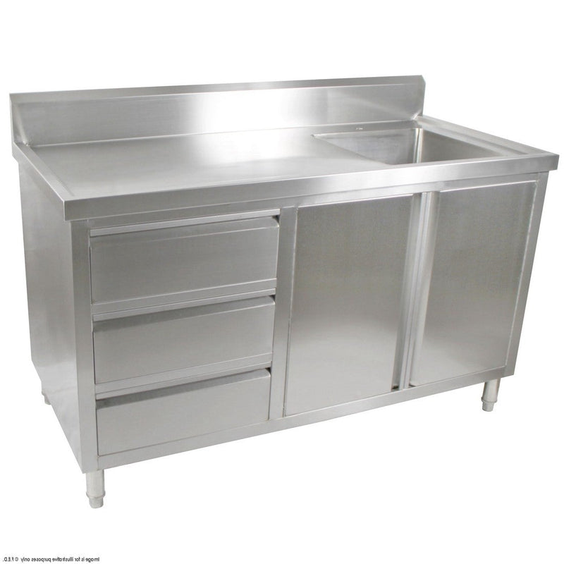 Modular Systems Cabinet With Right Sink SC-7-1500R-H
