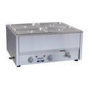 Roband Counter Top Bain-Marie includes 4x 1/2 Size 100mm Pans & Lids HJ532