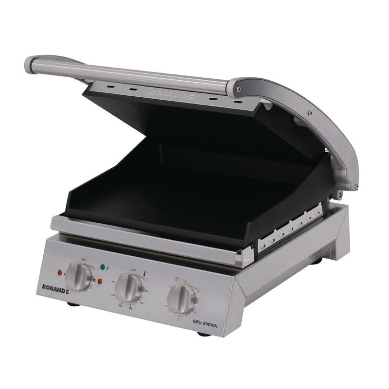 Roband 6 Slice Grill Station Smooth Plates Non-Stick 2200watt (B2B)