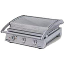 Roband Grill Station GSA810R with Ribbed Top Plate and Smooth Bottom Plate 8 Slice Capacity HJ748