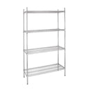 Vogue 4 Tier Wire Shelving Kit 915x460mm L927