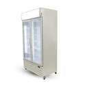 Thermaster Large Two Glass Door Colourbond Upright Drink Fridge LG-1000GE