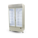 Thermaster Large Two Glass Door Colourbond Upright Drink Fridge LG-1000GE