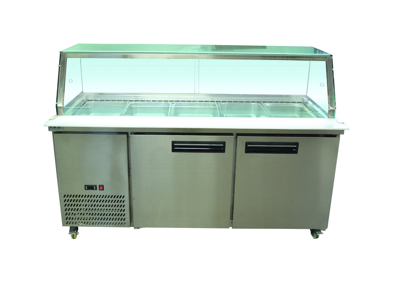 Thermaster Cold Salad & Noodle Bar 5X1/1 Gn Pans PG180FA-YG