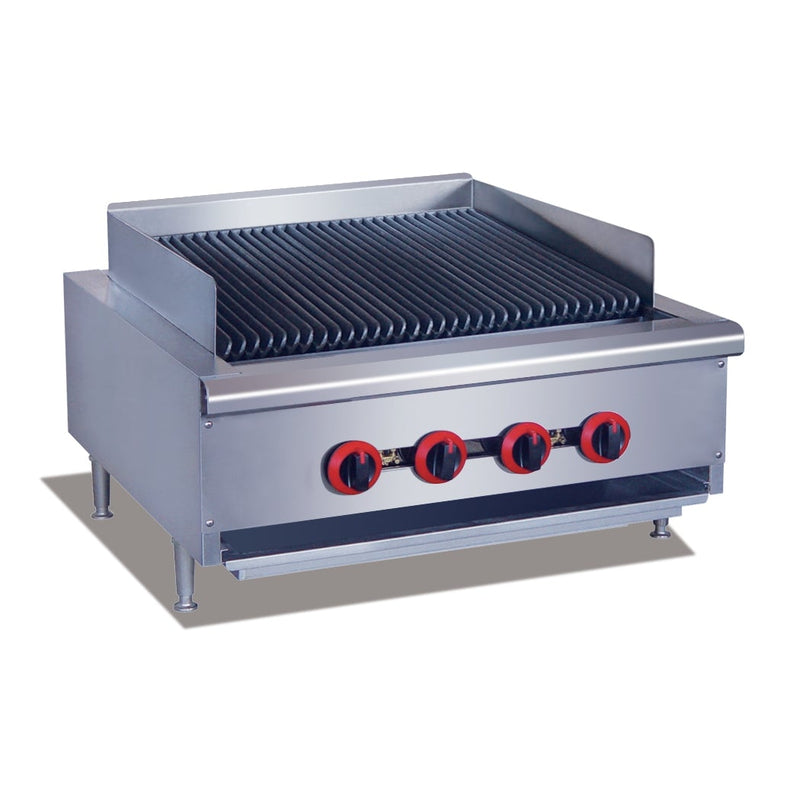 GasMax Natural Gas 4 Burner Char Grill Top QR-24E