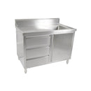 Modular Systems Cabinet With Right Sink SC-6-1200R-H