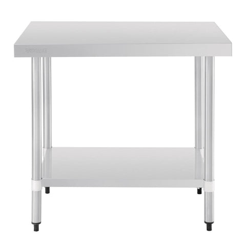 T375 Vogue Stainless Steel Prep Table 900mm T375