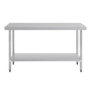 Vogue Stainless Steel Prep Table 1500mm T377