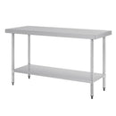 Vogue Stainless Steel Prep Table 1500mm T377