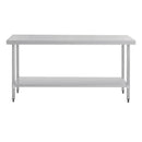 Vogue Stainless Steel Prep Table 1800mm T378