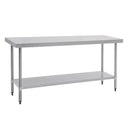 Vogue Stainless Steel Prep Table 1800mm T378