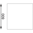 Vogue Stainless Steel Prep Table with Splashback 900mm T380