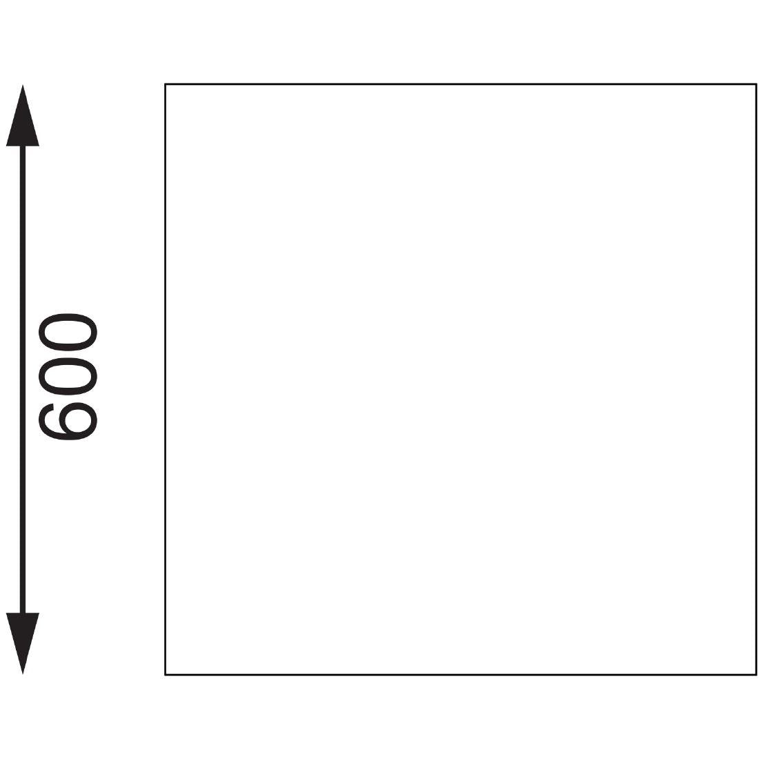 Vogue Stainless Steel Prep Table with Splashback 1500mm T382