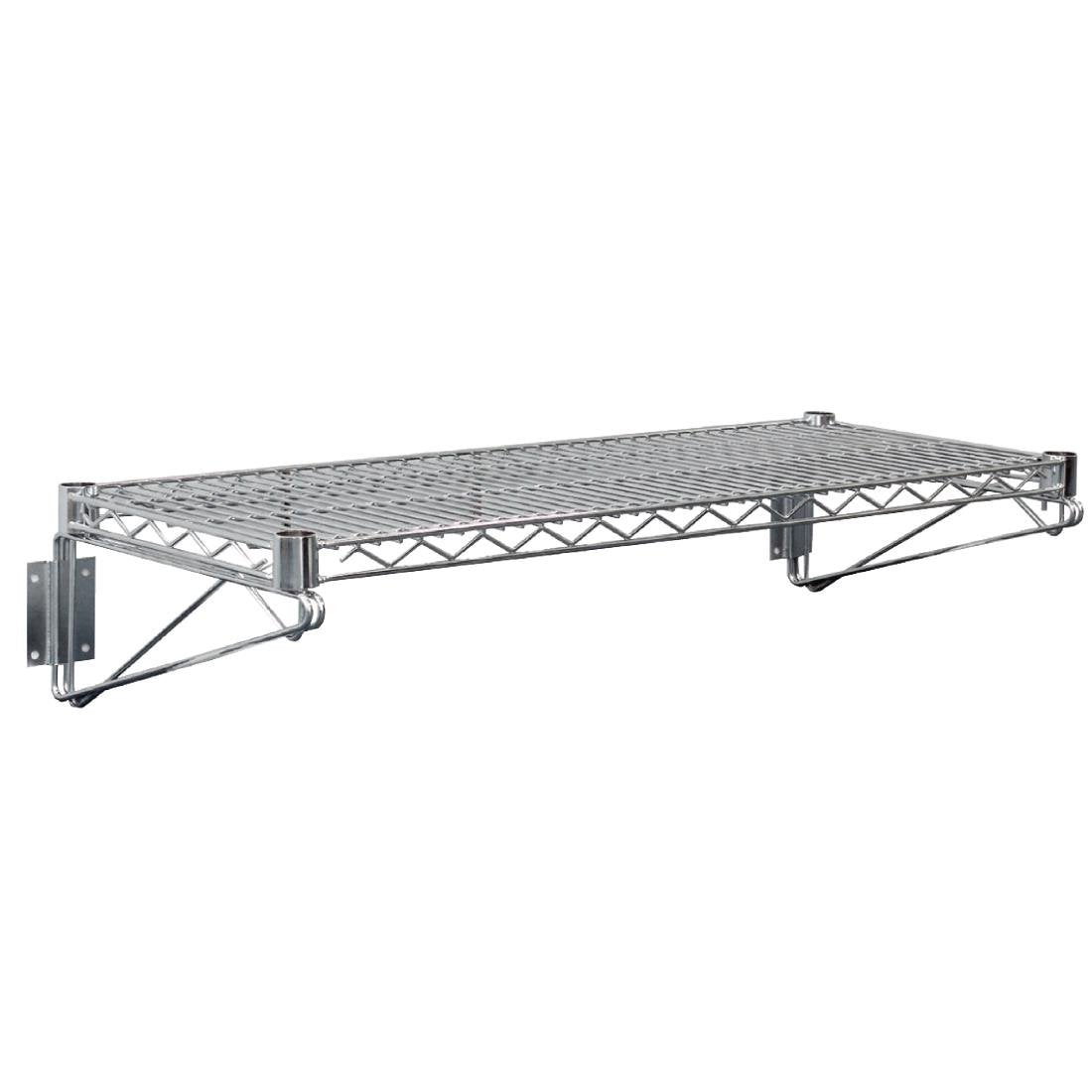 Vogue Steel Wire Wall Shelf 610mm U200